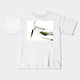 RAF Spitfire up close and personal Kids T-Shirt